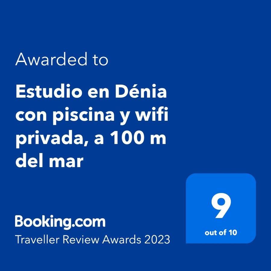 Estudio En Denia Con Piscina Y Wifi Privada, A 100 M Del Mar Exterior photo